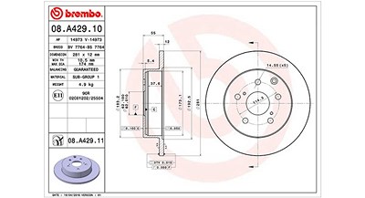 Magneti Marelli Bremsscheibe [Hersteller-Nr. 360406078000] für Toyota von MAGNETI MARELLI