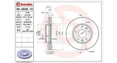 Magneti Marelli Bremsscheibe [Hersteller-Nr. 360406078100] für Kia von MAGNETI MARELLI