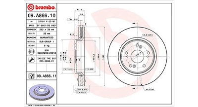 Magneti Marelli Bremsscheibe [Hersteller-Nr. 360406079100] für Honda von MAGNETI MARELLI