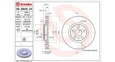 Magneti Marelli Bremsscheibe [Hersteller-Nr. 360406087000] für Citroën, Peugeot von MAGNETI MARELLI