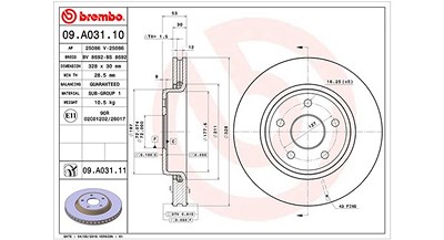 Magneti Marelli Bremsscheibe [Hersteller-Nr. 360406089200] für Jeep von MAGNETI MARELLI