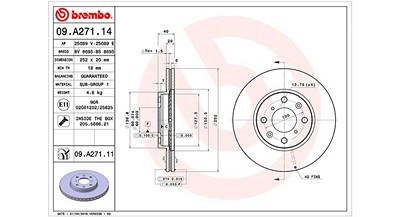 Magneti Marelli Bremsscheibe [Hersteller-Nr. 360406091200] für Opel, Suzuki, Vauxhall von MAGNETI MARELLI