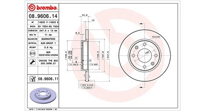 Magneti Marelli Bremsscheibe [Hersteller-Nr. 360406102500] für Peugeot von MAGNETI MARELLI