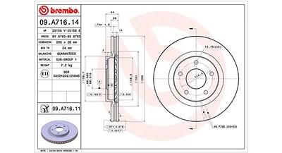 Magneti Marelli Bremsscheibe [Hersteller-Nr. 360406103100] für Nissan von MAGNETI MARELLI