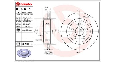 Magneti Marelli Bremsscheibe [Hersteller-Nr. 360406104700] für Jeep von MAGNETI MARELLI