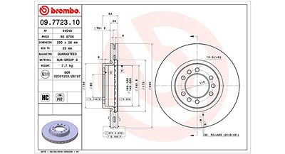 Magneti Marelli Bremsscheibe [Hersteller-Nr. 360406106200] für Iveco von MAGNETI MARELLI