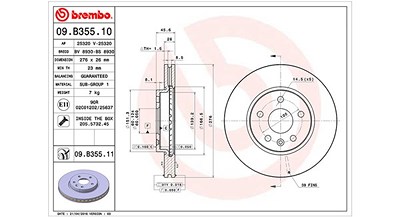 Magneti Marelli Bremsscheibe [Hersteller-Nr. 360406108000] für Chevrolet, Opel, Vauxhall von MAGNETI MARELLI