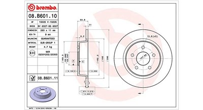 Magneti Marelli Bremsscheibe [Hersteller-Nr. 360406108500] für Ford von MAGNETI MARELLI