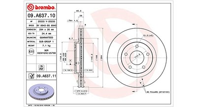 Magneti Marelli Bremsscheibe [Hersteller-Nr. 360406109800] für Chrysler, Dodge, Jeep von MAGNETI MARELLI