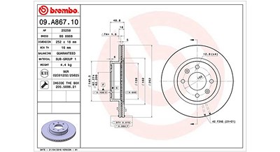 Magneti Marelli Bremsscheibe [Hersteller-Nr. 360406112000] für Hyundai, Kia von MAGNETI MARELLI