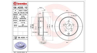 Magneti Marelli Bremsscheibe [Hersteller-Nr. 360406112500] für Toyota von MAGNETI MARELLI