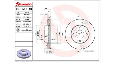 Magneti Marelli Bremsscheibe [Hersteller-Nr. 360406112800] für Nissan von MAGNETI MARELLI