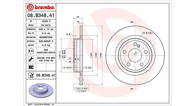 Magneti Marelli Bremsscheibe [Hersteller-Nr. 360406114101] für Mercedes-Benz von MAGNETI MARELLI