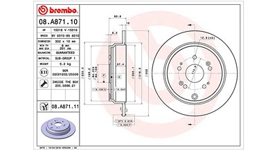 Magneti Marelli Bremsscheibe [Hersteller-Nr. 360406114300] für Honda von MAGNETI MARELLI