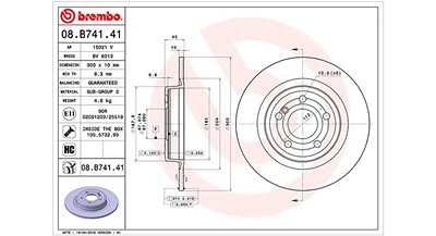 Magneti Marelli Bremsscheibe [Hersteller-Nr. 360406114401] für Mercedes-Benz von MAGNETI MARELLI