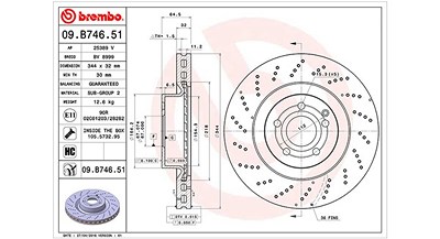 Magneti Marelli Bremsscheibe [Hersteller-Nr. 360406114701] für Mercedes-Benz von MAGNETI MARELLI