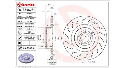 Magneti Marelli Bremsscheibe [Hersteller-Nr. 360406116001] für Mercedes-Benz von MAGNETI MARELLI