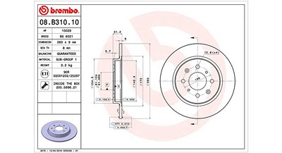 Magneti Marelli Bremsscheibe [Hersteller-Nr. 360406117500] für Honda von MAGNETI MARELLI