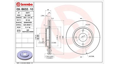 Magneti Marelli Bremsscheibe [Hersteller-Nr. 360406119300] für Nissan von MAGNETI MARELLI