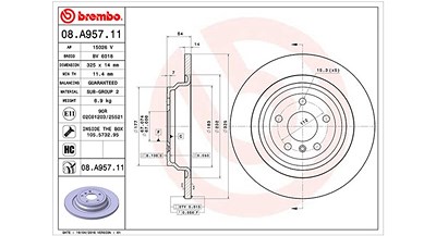 Magneti Marelli Bremsscheibe [Hersteller-Nr. 360406120001] für Mercedes-Benz von MAGNETI MARELLI