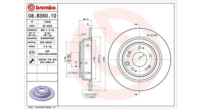 Magneti Marelli Bremsscheibe [Hersteller-Nr. 360406120100] für Honda von MAGNETI MARELLI