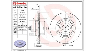 Magneti Marelli Bremsscheibe [Hersteller-Nr. 360406121000] für Hyundai, Kia von MAGNETI MARELLI