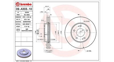 Magneti Marelli Bremsscheibe [Hersteller-Nr. 360406121900] für Mitsubishi von MAGNETI MARELLI