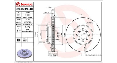 Magneti Marelli Bremsscheibe [Hersteller-Nr. 360406124800] für Mercedes-Benz von MAGNETI MARELLI