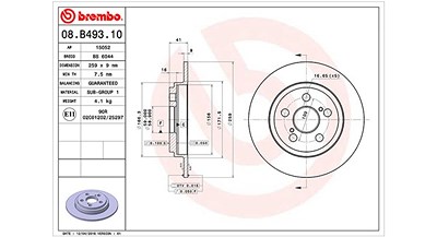 Magneti Marelli Bremsscheibe [Hersteller-Nr. 360406124900] für Toyota von MAGNETI MARELLI