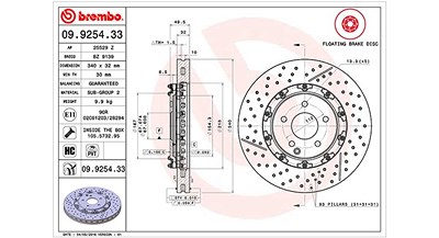 Magneti Marelli Bremsscheibe [Hersteller-Nr. 360406128503] für Mercedes-Benz von MAGNETI MARELLI