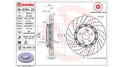 Magneti Marelli Bremsscheibe [Hersteller-Nr. 360406129003] für Mercedes-Benz von MAGNETI MARELLI