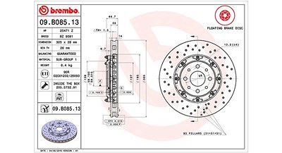 Magneti Marelli Bremsscheibe [Hersteller-Nr. 360406129603] für Abarth von MAGNETI MARELLI