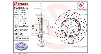 Magneti Marelli Bremsscheibe [Hersteller-Nr. 360406129903] für Opel, Vauxhall von MAGNETI MARELLI