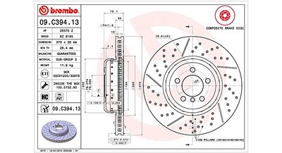 Magneti Marelli Bremsscheibe [Hersteller-Nr. 360406130104] für BMW von MAGNETI MARELLI