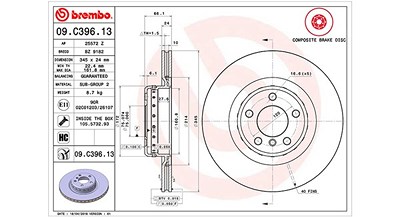 Magneti Marelli Bremsscheibe [Hersteller-Nr. 360406130204] für BMW von MAGNETI MARELLI