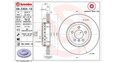 Magneti Marelli Bremsscheibe [Hersteller-Nr. 360406130804] für BMW von MAGNETI MARELLI