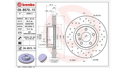 Magneti Marelli 1x Bremsscheibe [Hersteller-Nr. 360406131002] für BMW von MAGNETI MARELLI