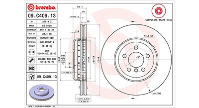 Magneti Marelli Bremsscheibe [Hersteller-Nr. 360406131304] für BMW von MAGNETI MARELLI