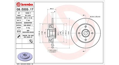 Magneti Marelli 1x Bremsscheibe [Hersteller-Nr. 360406162300] für Opel, Peugeot, Citroën von MAGNETI MARELLI