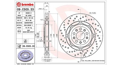 Magneti Marelli 1x Bremsscheibe [Hersteller-Nr. 360406171101] für Alfa Romeo von MAGNETI MARELLI