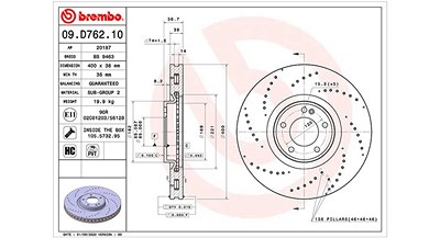 Magneti Marelli 1x Bremsscheibe [Hersteller-Nr. 360406171201] für Mercedes-Benz von MAGNETI MARELLI