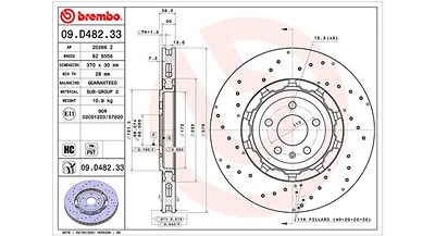 Magneti Marelli 1x Bremsscheibe [Hersteller-Nr. 360406178604] für Audi von MAGNETI MARELLI