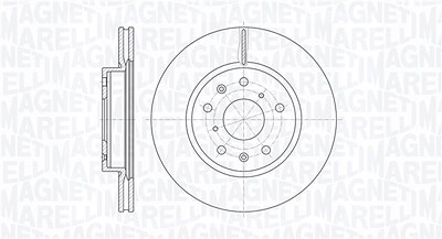 Magneti Marelli Bremsscheibe [Hersteller-Nr. 361302040120] für Fiat, Suzuki von MAGNETI MARELLI