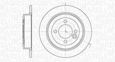 Magneti Marelli Bremsscheibe [Hersteller-Nr. 361302040123] für Mini von MAGNETI MARELLI