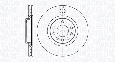 Magneti Marelli Bremsscheibe [Hersteller-Nr. 361302040138] für Fiat von MAGNETI MARELLI