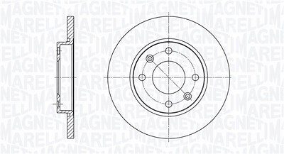 Magneti Marelli Bremsscheibe [Hersteller-Nr. 361302040147] für Citroën von MAGNETI MARELLI