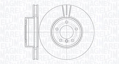 Magneti Marelli Bremsscheibe [Hersteller-Nr. 361302040150] für BMW von MAGNETI MARELLI