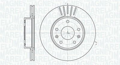 Magneti Marelli Bremsscheibe [Hersteller-Nr. 361302040188] für Land Rover von MAGNETI MARELLI