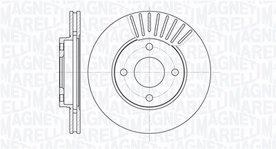 Magneti Marelli Bremsscheibe [Hersteller-Nr. 361302040206] für Ford, Mazda von MAGNETI MARELLI