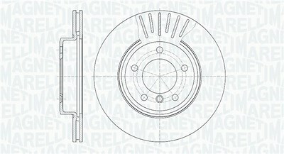 Magneti Marelli Bremsscheibe [Hersteller-Nr. 361302040208] für BMW von MAGNETI MARELLI